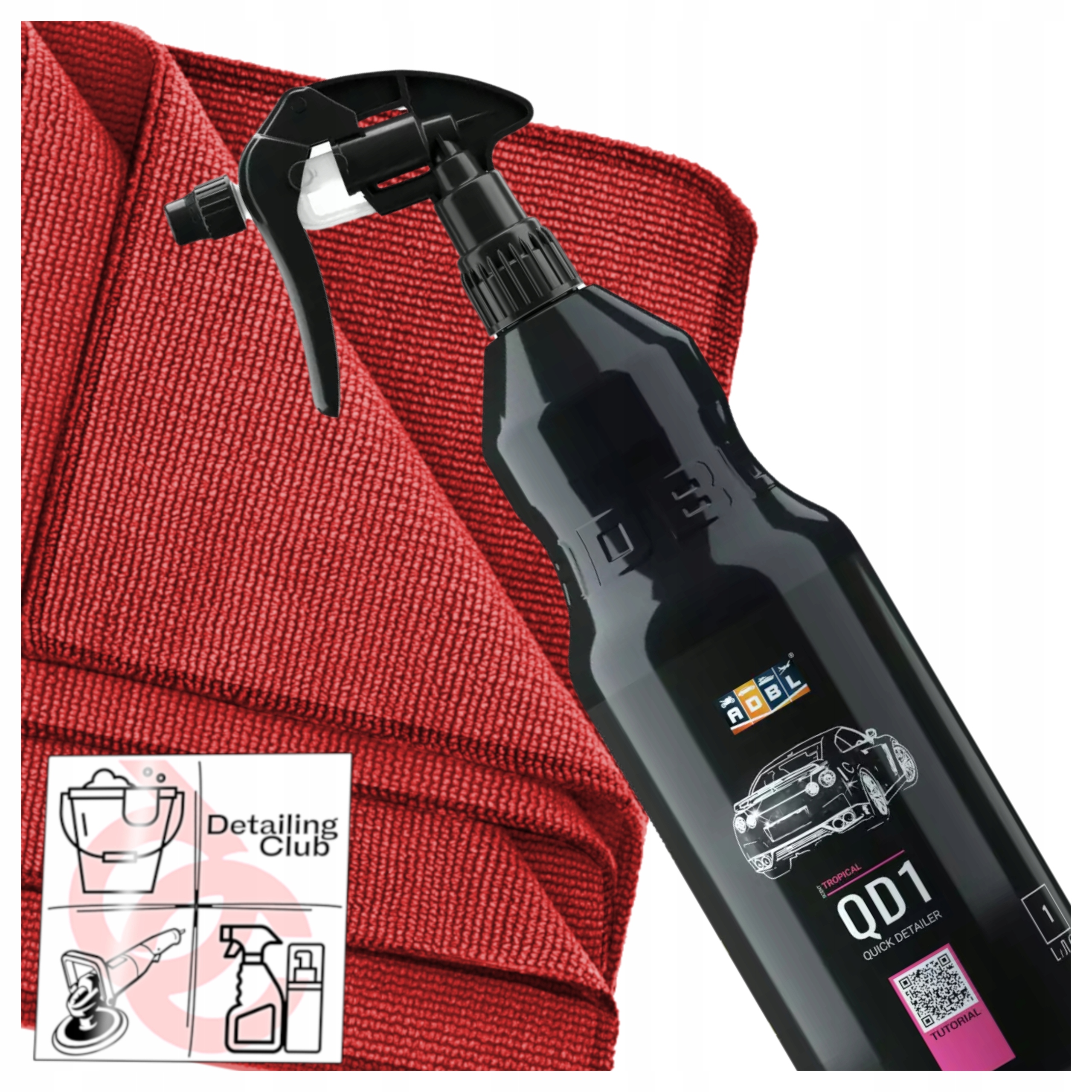 Adbl QD1 Quick Detailer Do Lakieru Nadaje Połysk I Głębie Zabezpieczenie 1L