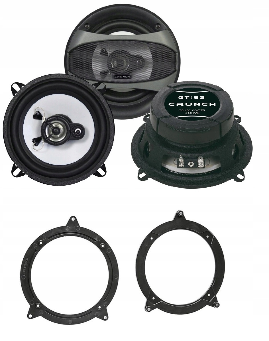Crunch GTI52 2-pásmové reproduktory vzdialenosti 13 cm 130 mm Bmw E46 1998-2007