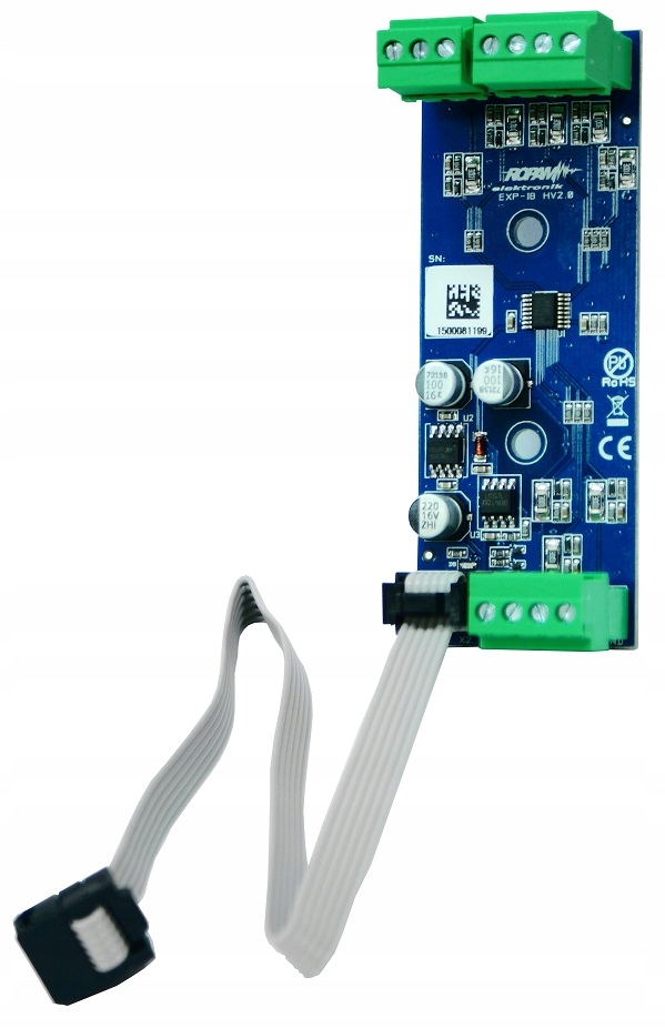 EXP-I8 EKSPANDER MODUŁ ROZSZERZEŃ 8 WEJŚĆ 8 LINII PRZEWODOWYCH NEOGSM ROPAM Kod producenta EXP-I8