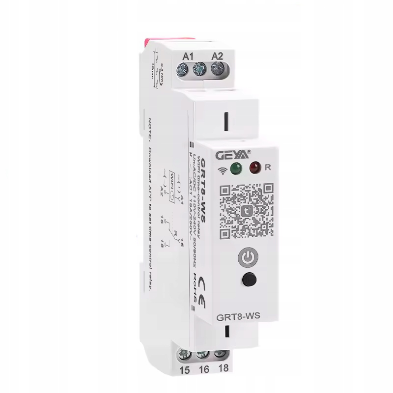 Beznapięciowy przekaźnik Ac DC sterownik czasowy WiFi Tuya Nc No AC240V