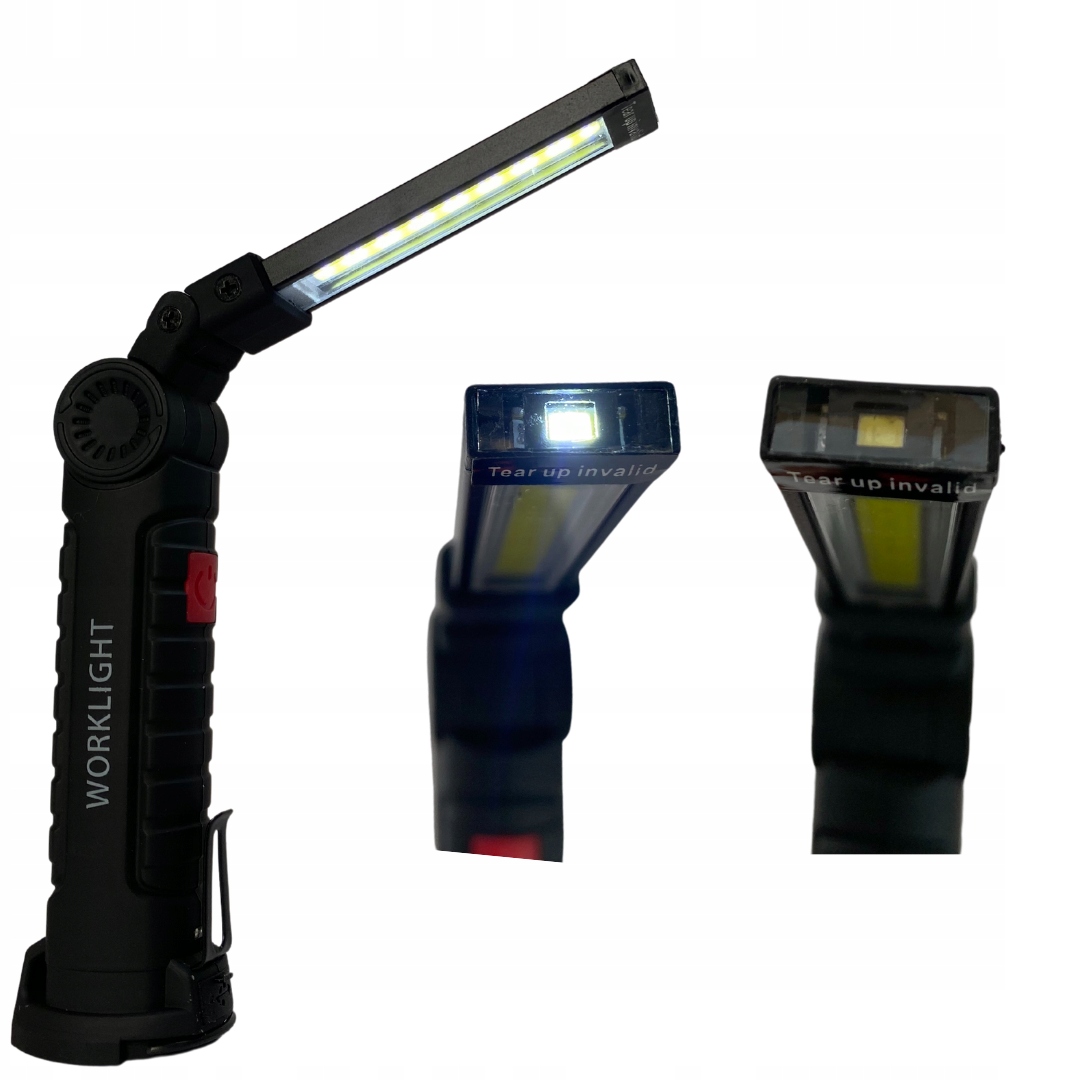 LAMPA LATARKA LED COB USB z MAGNESEM KIESZONKOWA Rodzaj akumulatorowa
