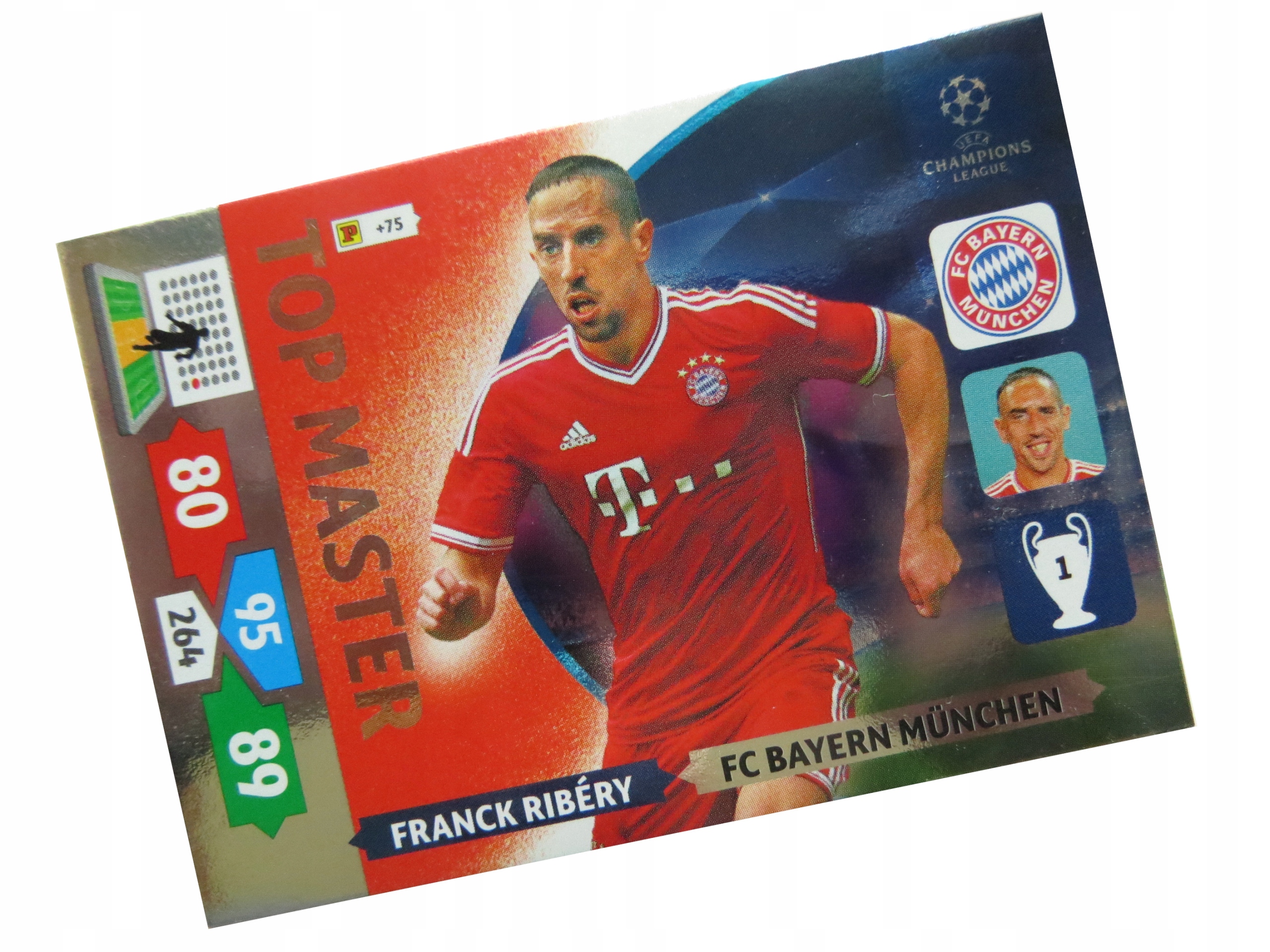 Panini Uefa Champions League 2013/2014 Top Master Franck Ribery Fc Bayern
