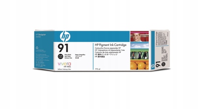 Nový atrament Hp 91 Photo Black C9465A DesignJet Z6100 775ml Originál