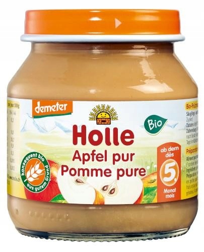 Holle Deser Bio przetarte jabłko po 5 msc 125 g