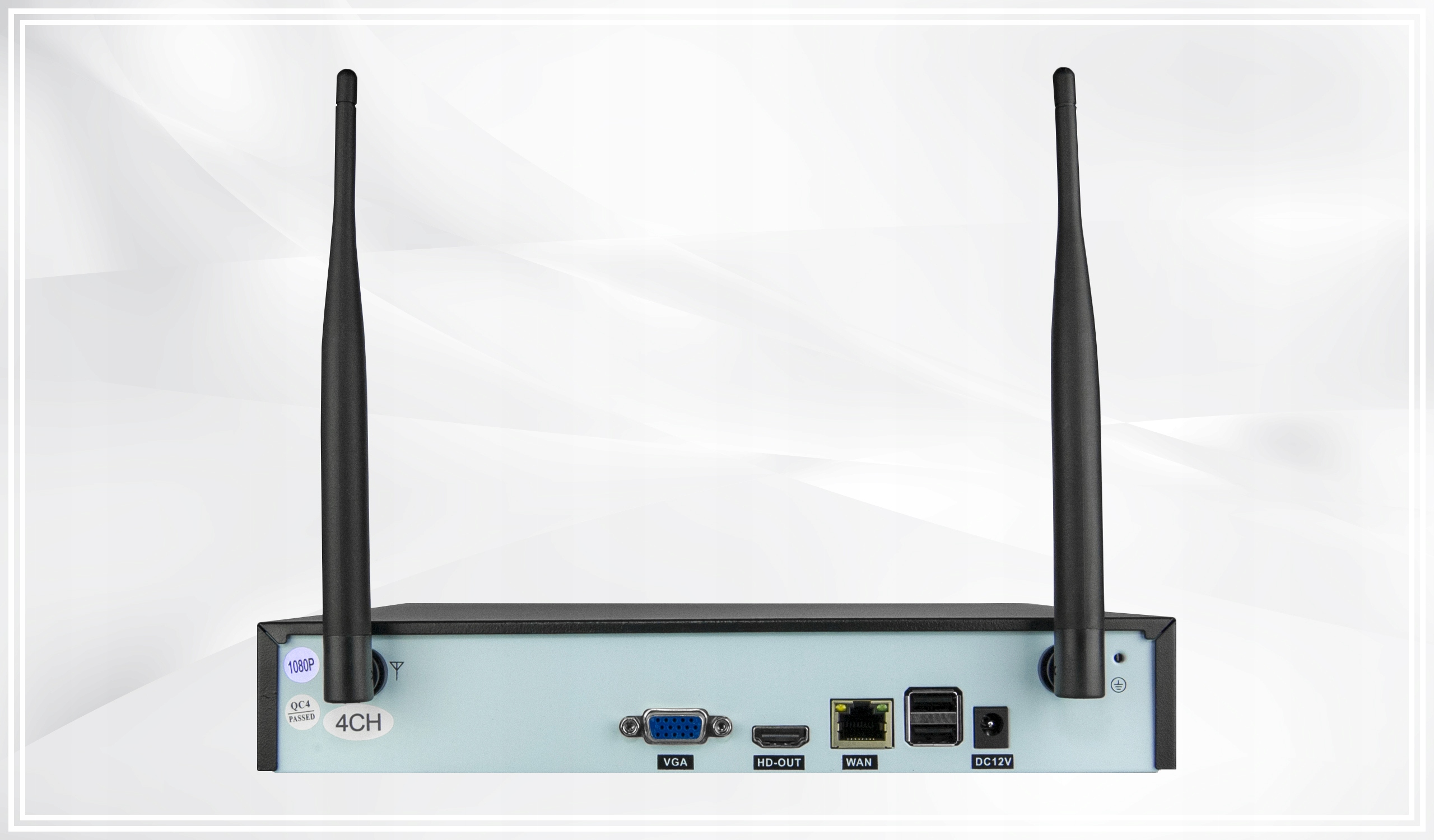 ZESTAW DO MONITORINGU WiFi 4 KAMERY WYSOKA JAKOŚĆ 3MPX BEZ HDD PROTEC IP Waga produktu 4 kg