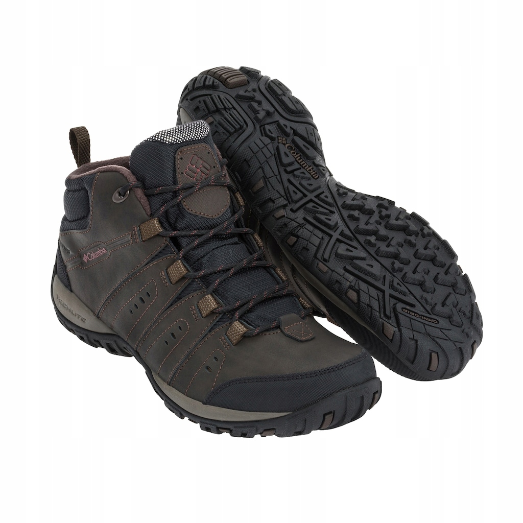 Turistické trekové boty Columbia Woodburn II Mid Waterproof Hnědé 45