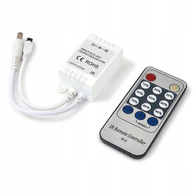 

Ściemniacz Mini Ir 12V 72W Pilot do taśma Led