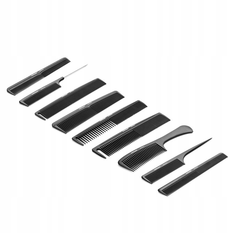 Sada Hřebenů Carbonpro, 9 Ks
