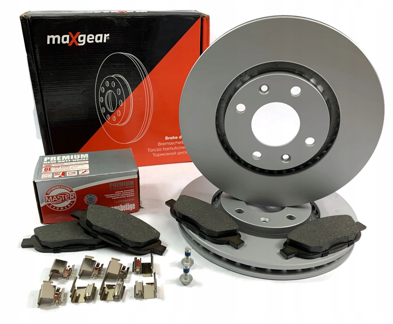 

Tarcze klocki przód Peugeot 207 307 308 283mm