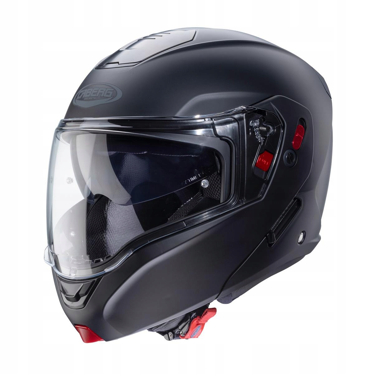 Caberg Prilba Flip-up Model Horus X Farba Čierna Matná Veľkosť M (pin)