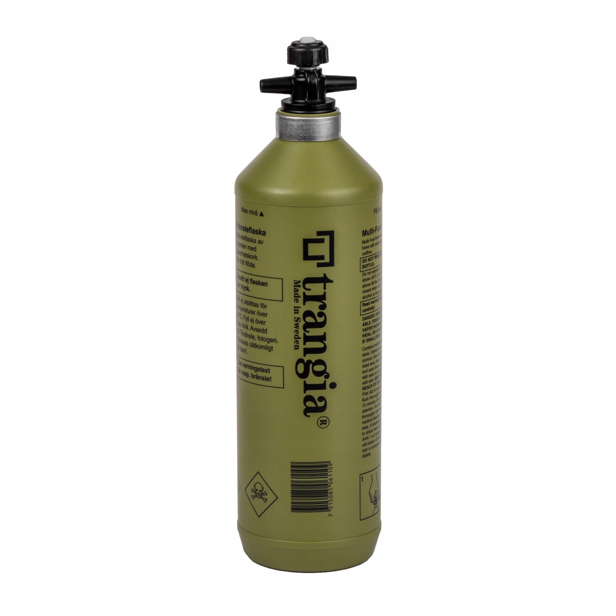 Trangia butelka na paliwo z zaworem 1L olive
