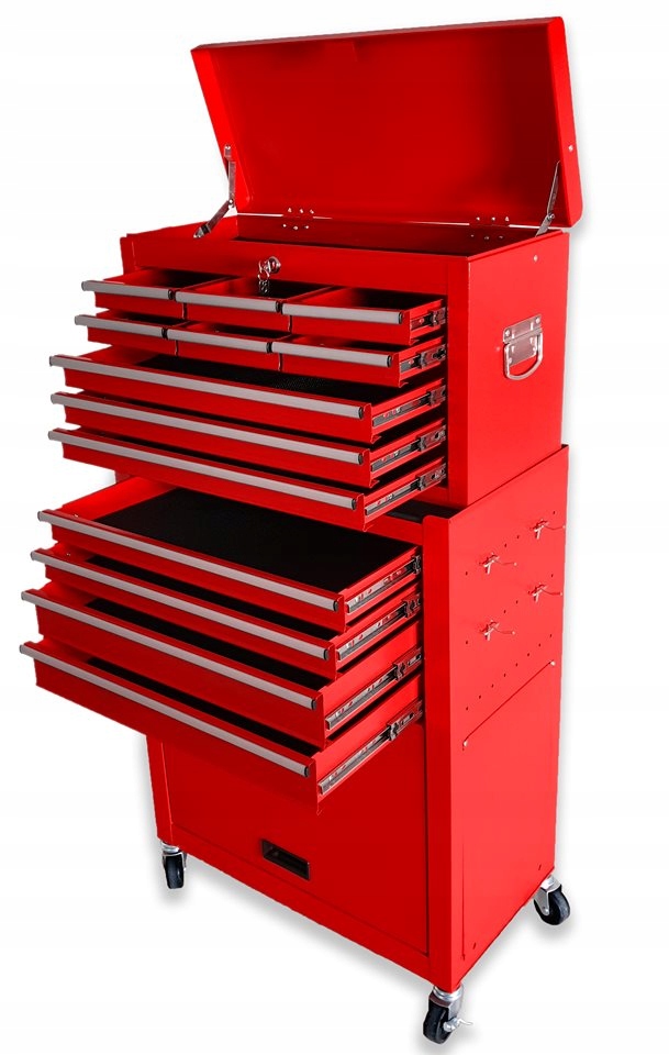 PROFESJONALNY WÓZEK NARZĘDZIOWY SZAFKA WARSZTATOWA 13 szuflad CZERWONY EAN (GTIN) 5905274238188
