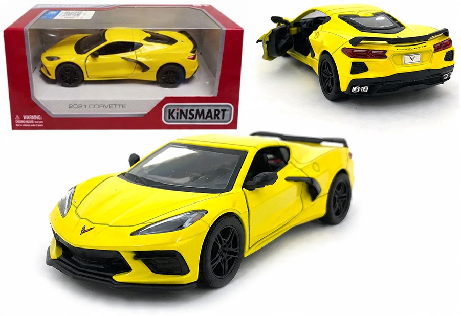

Auto 2021 Corvette 1:36 Metalowy Model Kinsmart