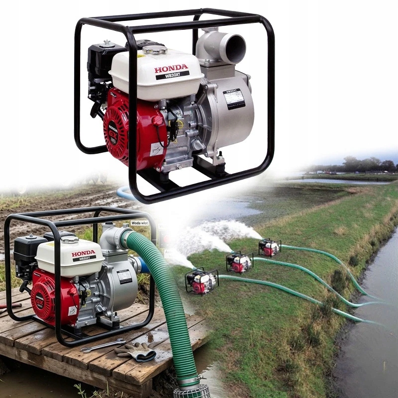 Spalinowa Pompa Wody 1100l/min 4,8KM Honda WB30 Xt