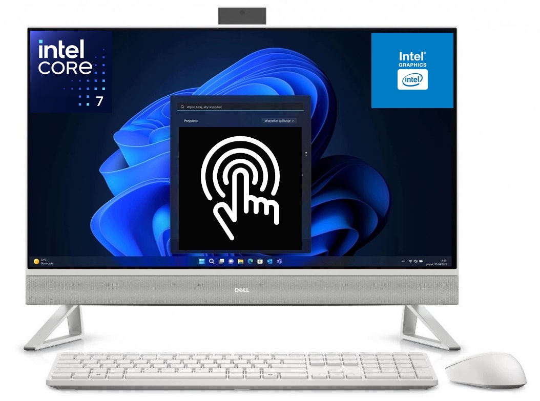 Počítač Dell Pro 27 AiO EC27250 27" Fhd Dotyk Core 7 150U 32GB SSD1TB W11