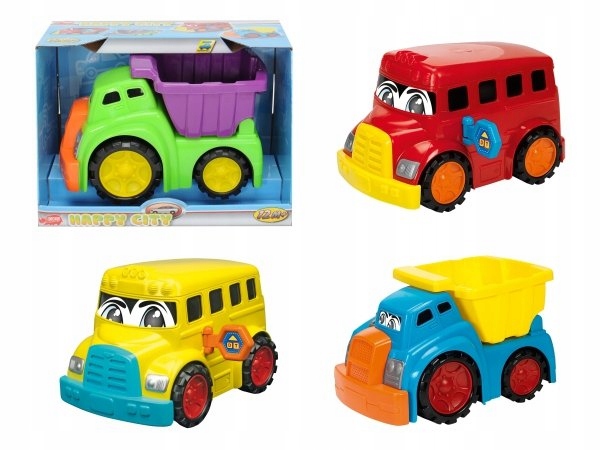 

Samochód Happy City 27cm Autobus Wywrotka Simba