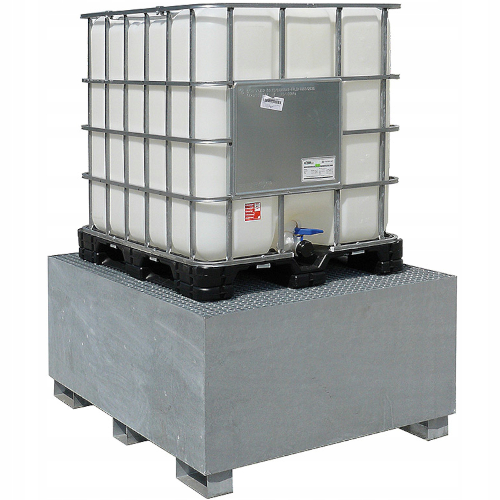 Záchytná Vaňa Do Nádrže Ibc Paletonádoby Mauzer 1000 L Pozinkovaná