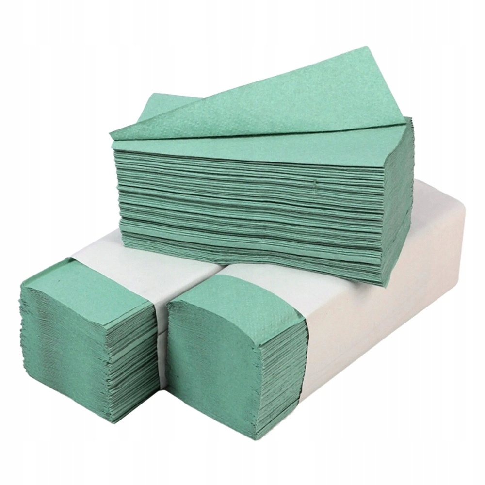 RĘCZNIK PAPIEROWY ZZ ZIELONY 200 LISTKÓW