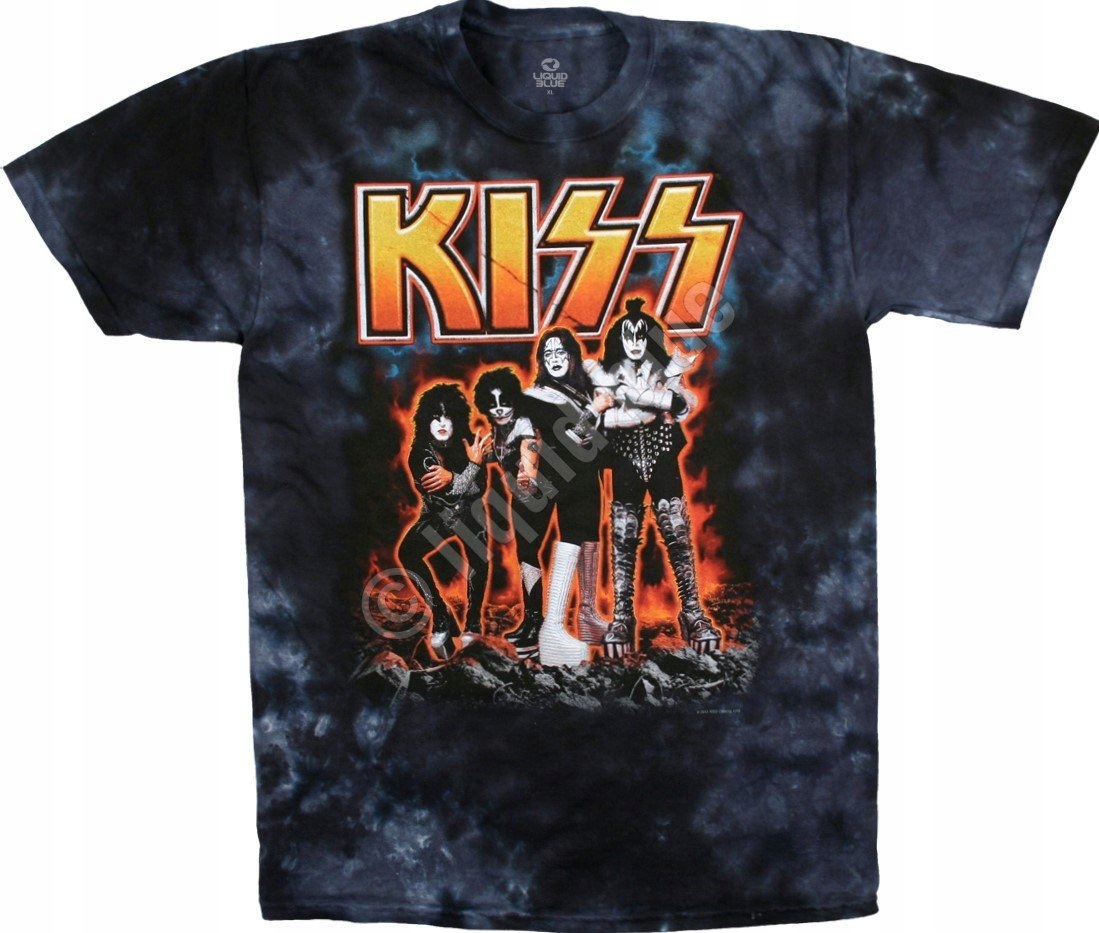 Kiss Hotter Than Hell Liquid Blue S