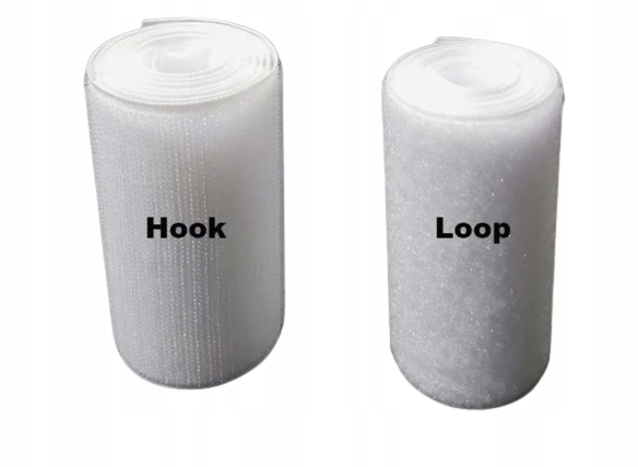 Velcro 10 CM Háček 25 Mb Bílá 4,9 Pln Mb