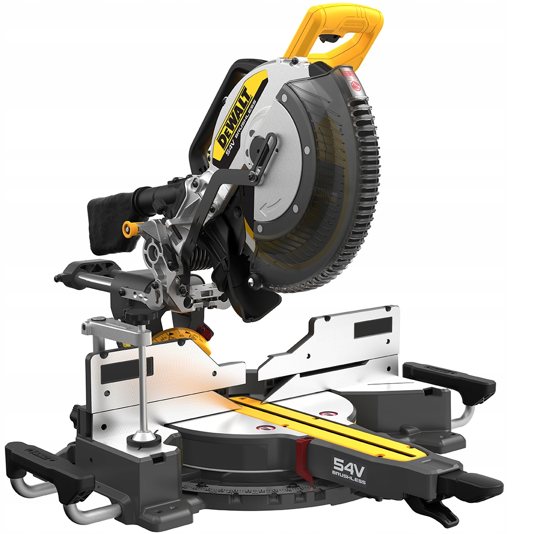 Piła Pilarka Ukośnica Z Posuwem Akumulatorowa Dewalt DCS781N 305mm 54V