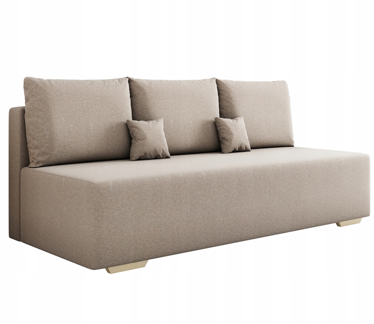 Sofa POLA 195cm išskleidžiama trijų vietų sofa į svetainę su miegojimo funkcija