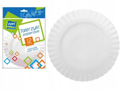 

Talerzyki Deserowe Papierowe 12szt Grillowe