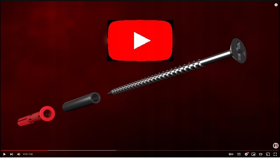 Corefix100 Mocowanie naścienne do telewizorów LCD Długość całkowita 100 mm