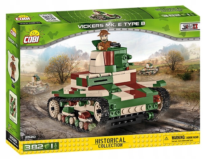 Klocki 2534 Cobi Hc Wwii Panzer I Ausf.A 330 el