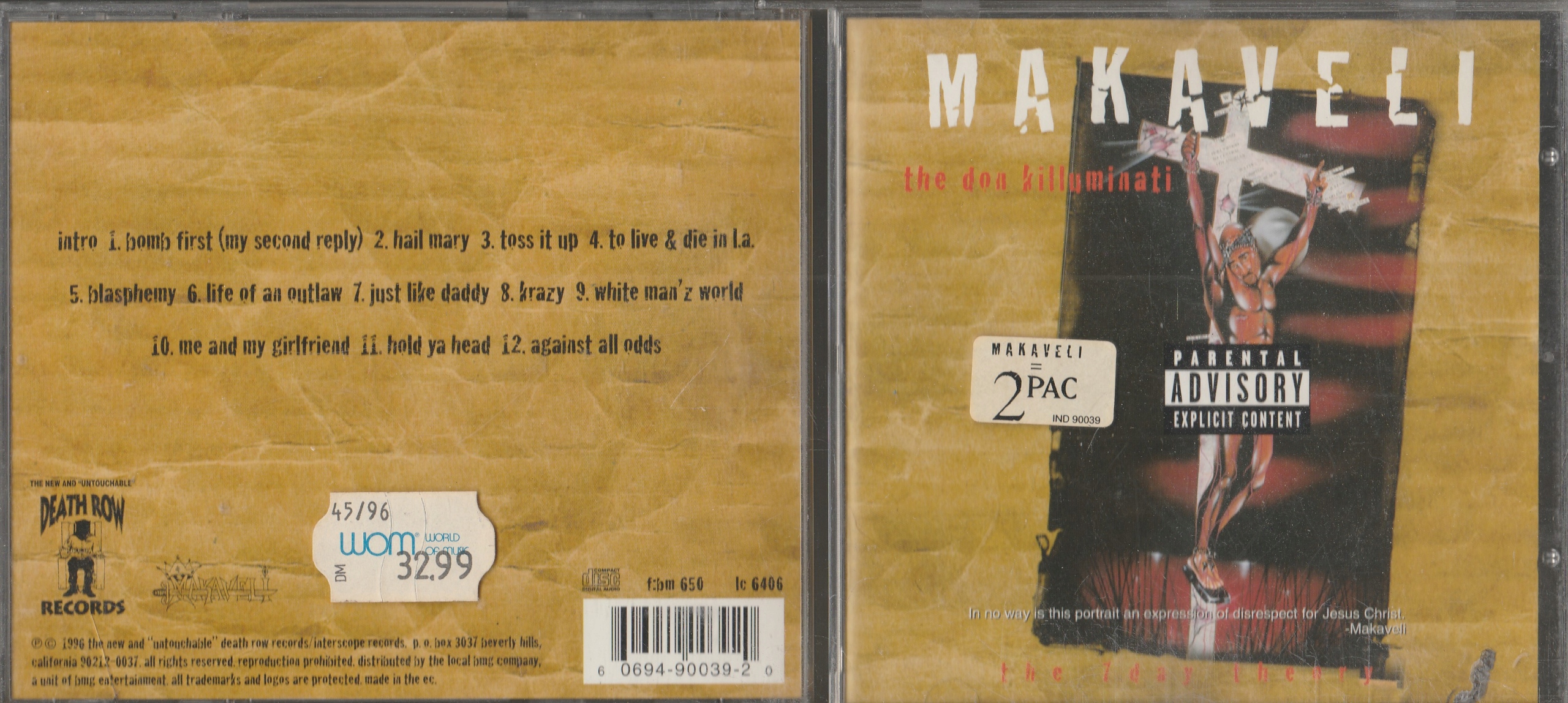 The Don Killuminati (The 7 Day Theory) Makaveli CD • Cena