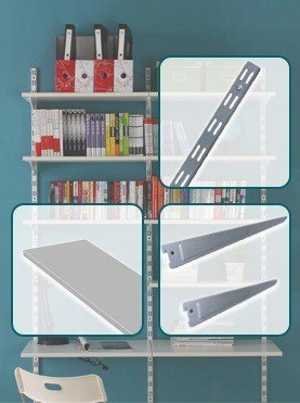 LISTWA ŚCIENNA PODWÓJNA BRAKET PLATINUM 50CM BRAKET Marka Braket