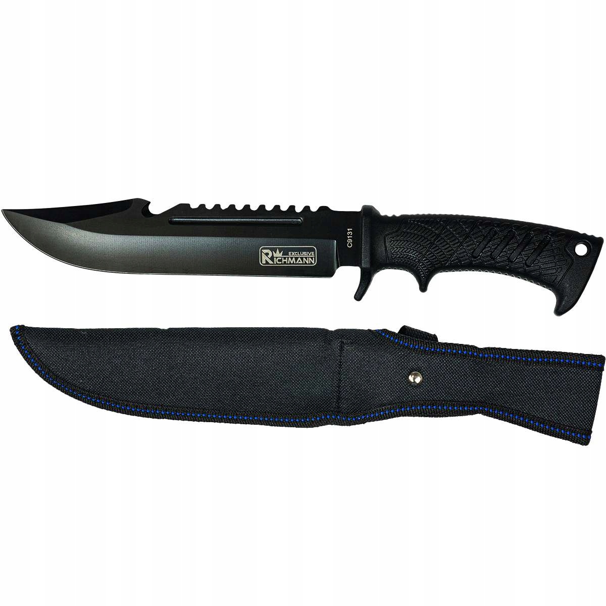 Nóż Mysliwski Survivalowy Typu Bowie Z Kaburą 340mm Richmann C9131