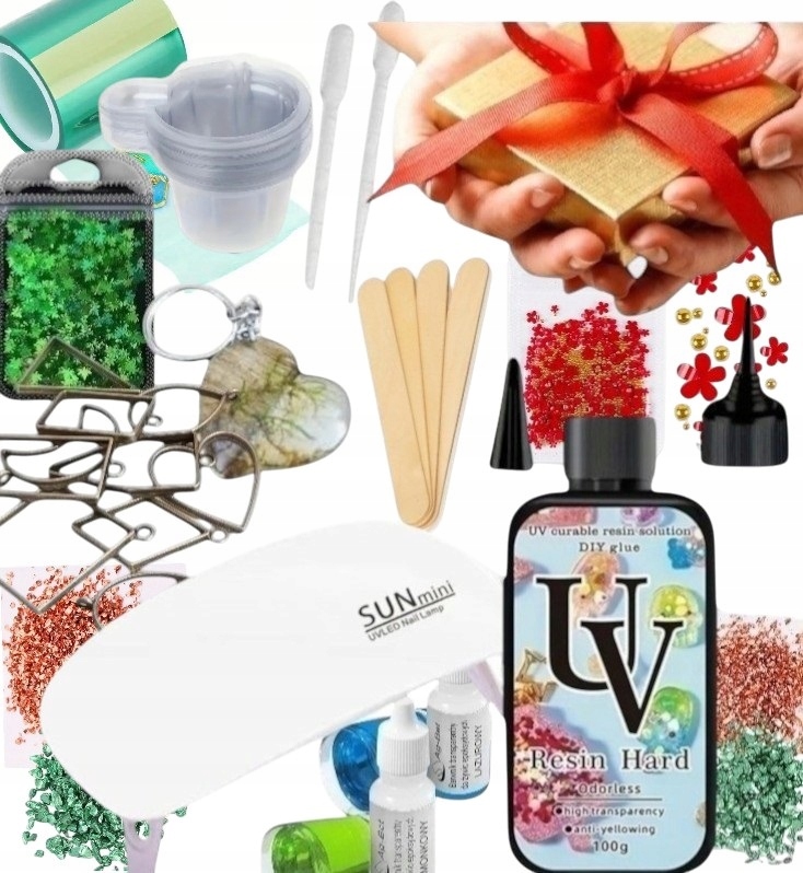 sada na výrobu šperků z epoxidové pryskyřice, Uv lampa, UV2 krystalická forma