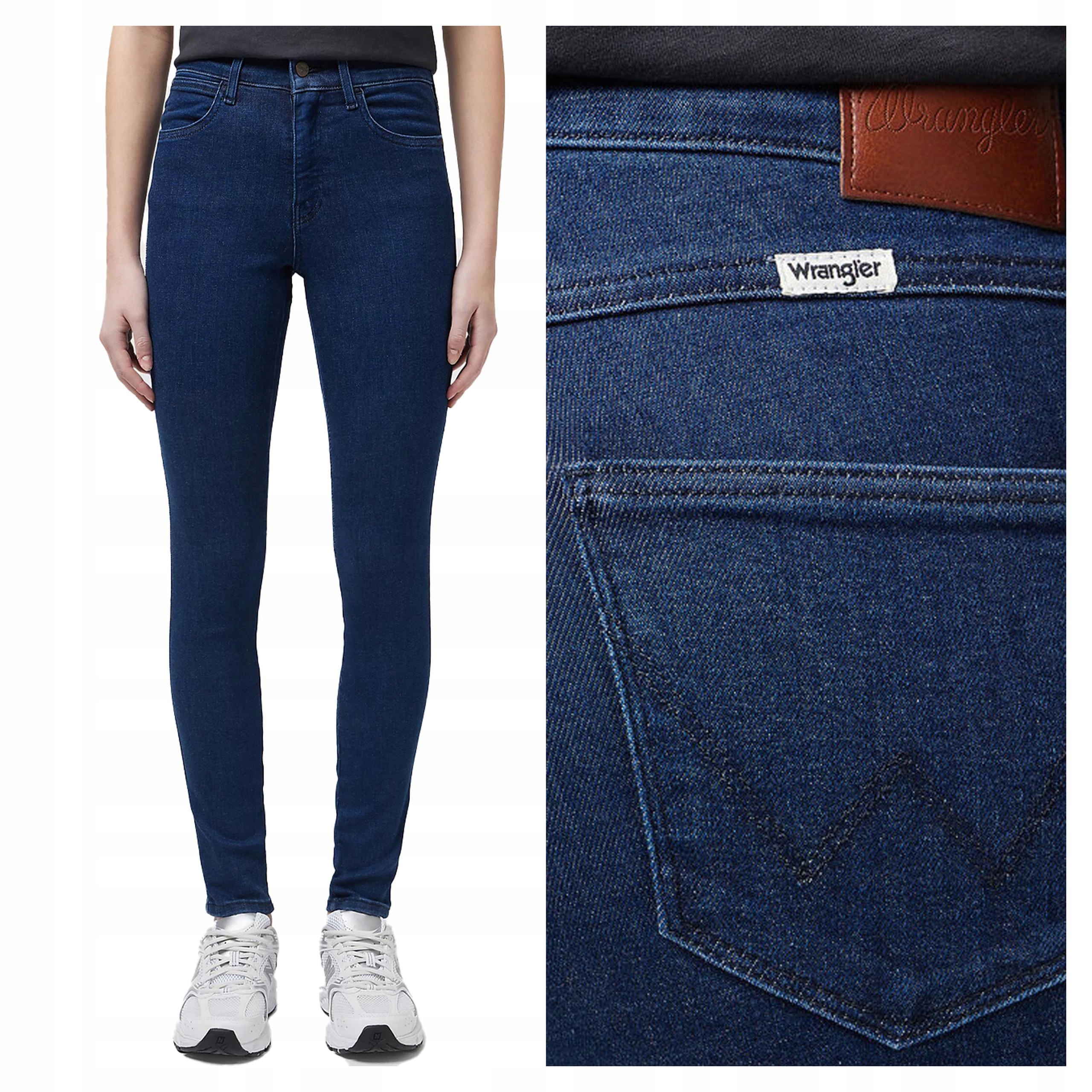 Lee High Skinny W28 L32 Dámské džíny Úzké Nohavice