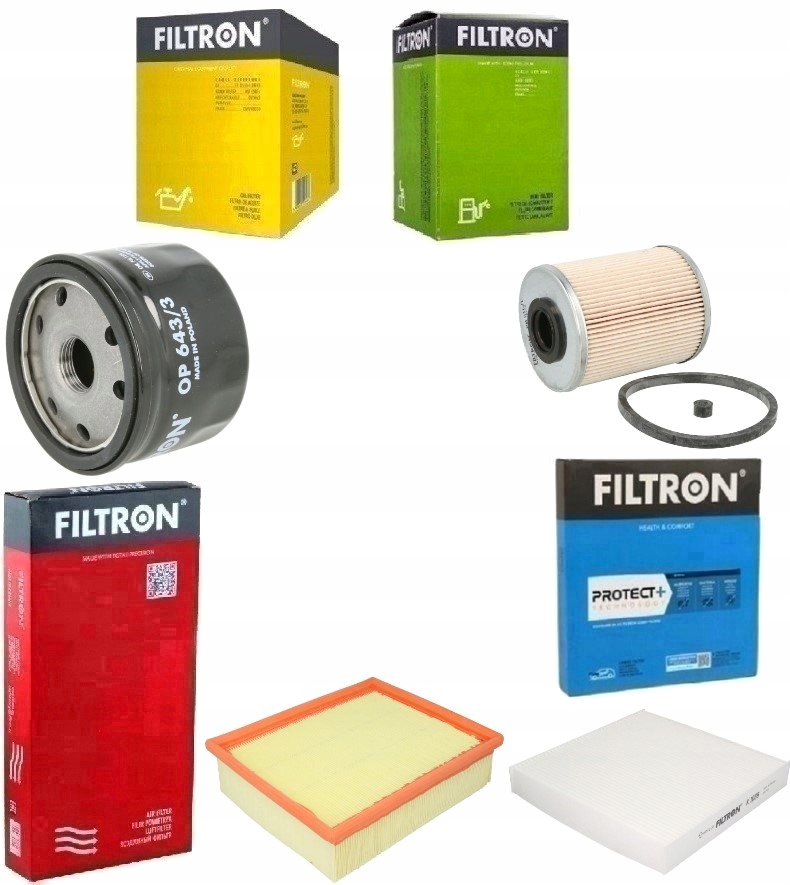 

Filtron Zestaw Filtrów Laguna II 1.9DCI 2001-07