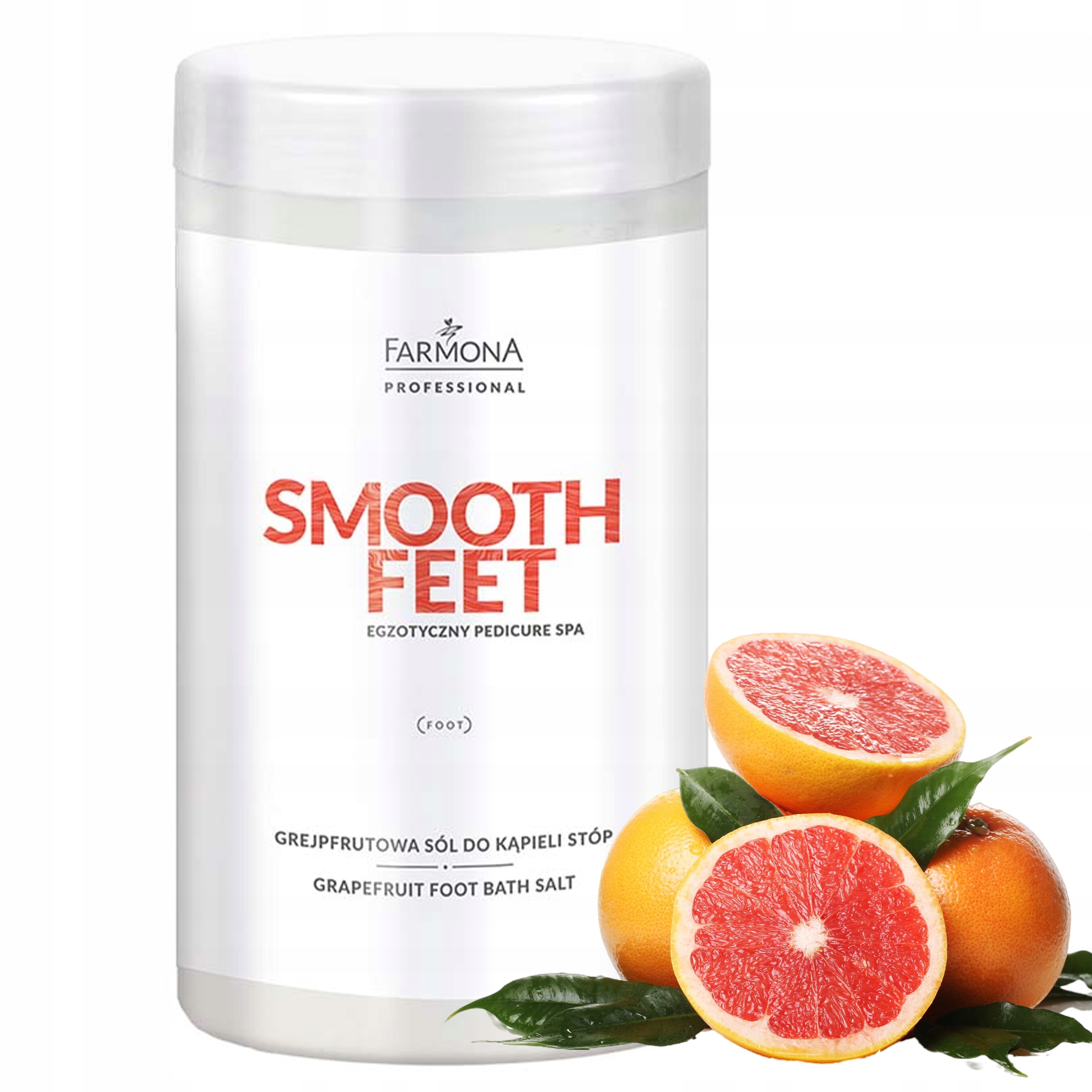 Sůl do koupele na nohy Grapefruitová sůl na nohy Farmona Pro Smooth Feet 1,5 kg