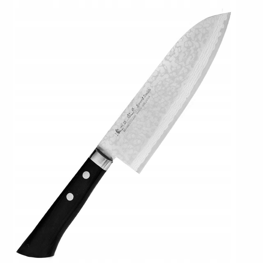 Satake Unique Sai VG-10 Japonský kuchynský nôž Santoku na zeleninu 60 Hrc 17 cm