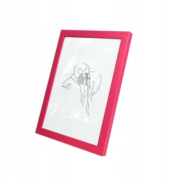 

Rama portretowa różowa Plastik 30x45 Olivia Różowy