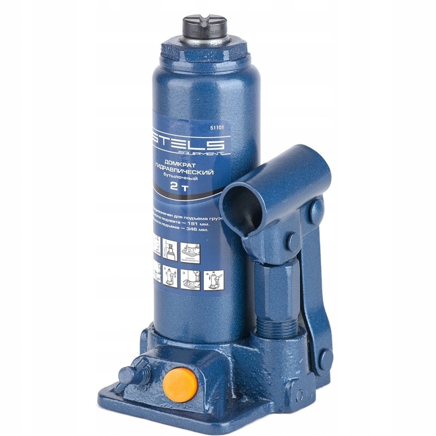 

Podnośnik butelkowy hydrauliczny lewarek 2t Stels