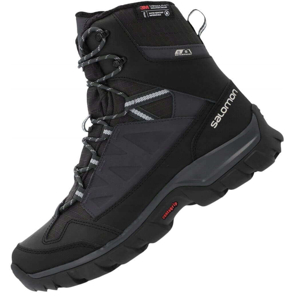Dámské zimní boty Salomon vysoké, zateplené, voděodolné, outdoorové 42