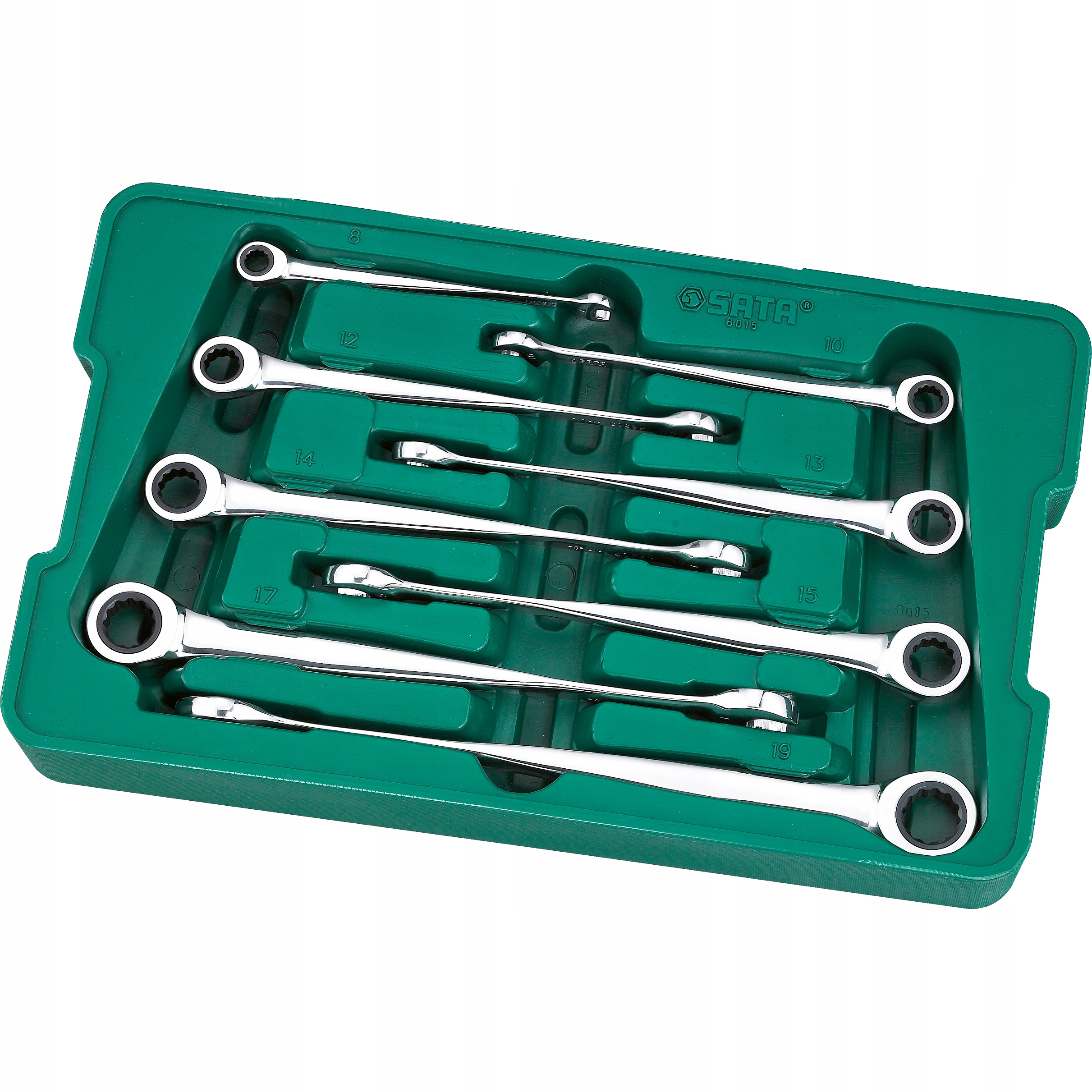 Sada 8 Plochých Kľúčov XL X-beam S Račňou