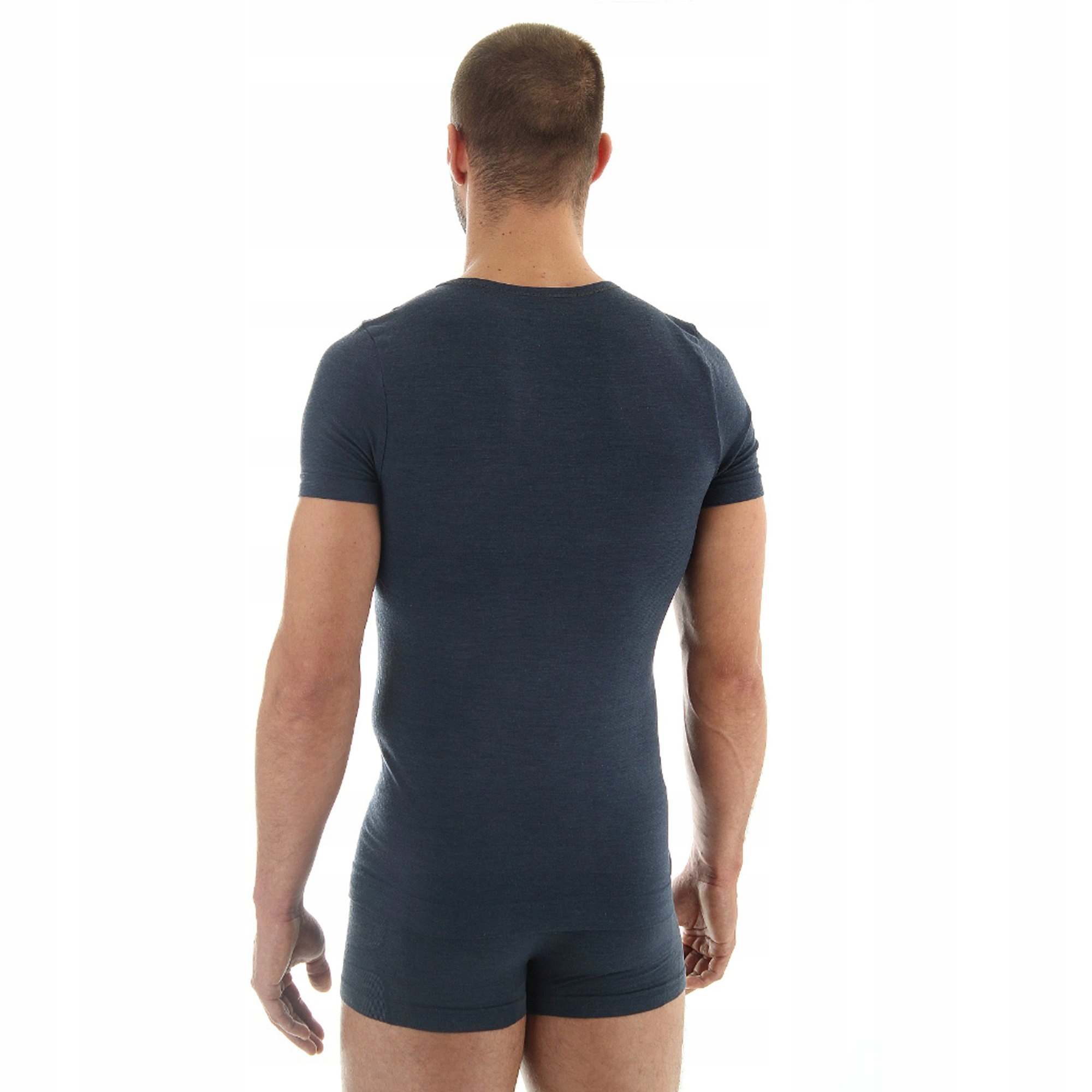 Koszulka męska BRUBECK COMFORT WOOL Wełna MERINO M Rozmiar M