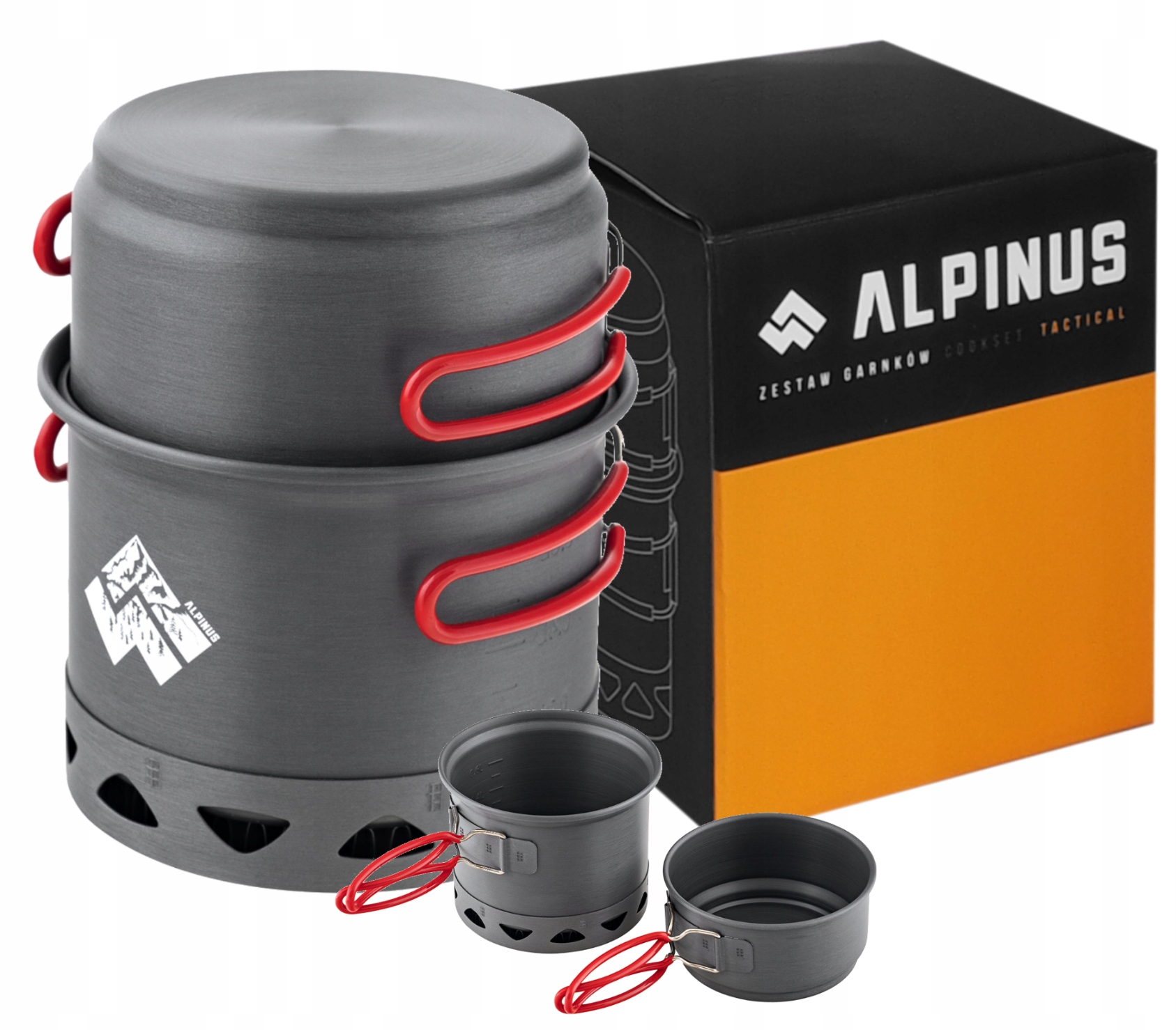 Alpinus Turistická Menážka hliníková šedá s úchyty Valdes Radiator