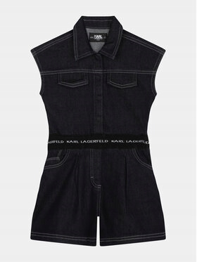 Karl Lagerfeld Kids Kombinezon Dziewczynka niebieski Z30101 D