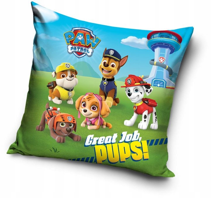 

Poduszka dekoracyjna Psi Patrol 40x40 cm Paw