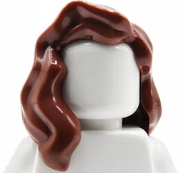 

Lego włosy figurki damskie, brązowe, długie