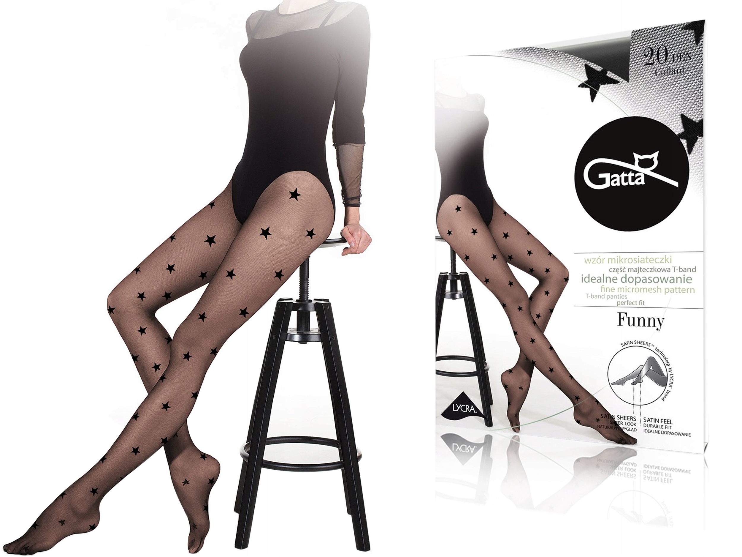 

Rajstopy Gatta Funny 06 jak kabaretki gwiazdki 3-M