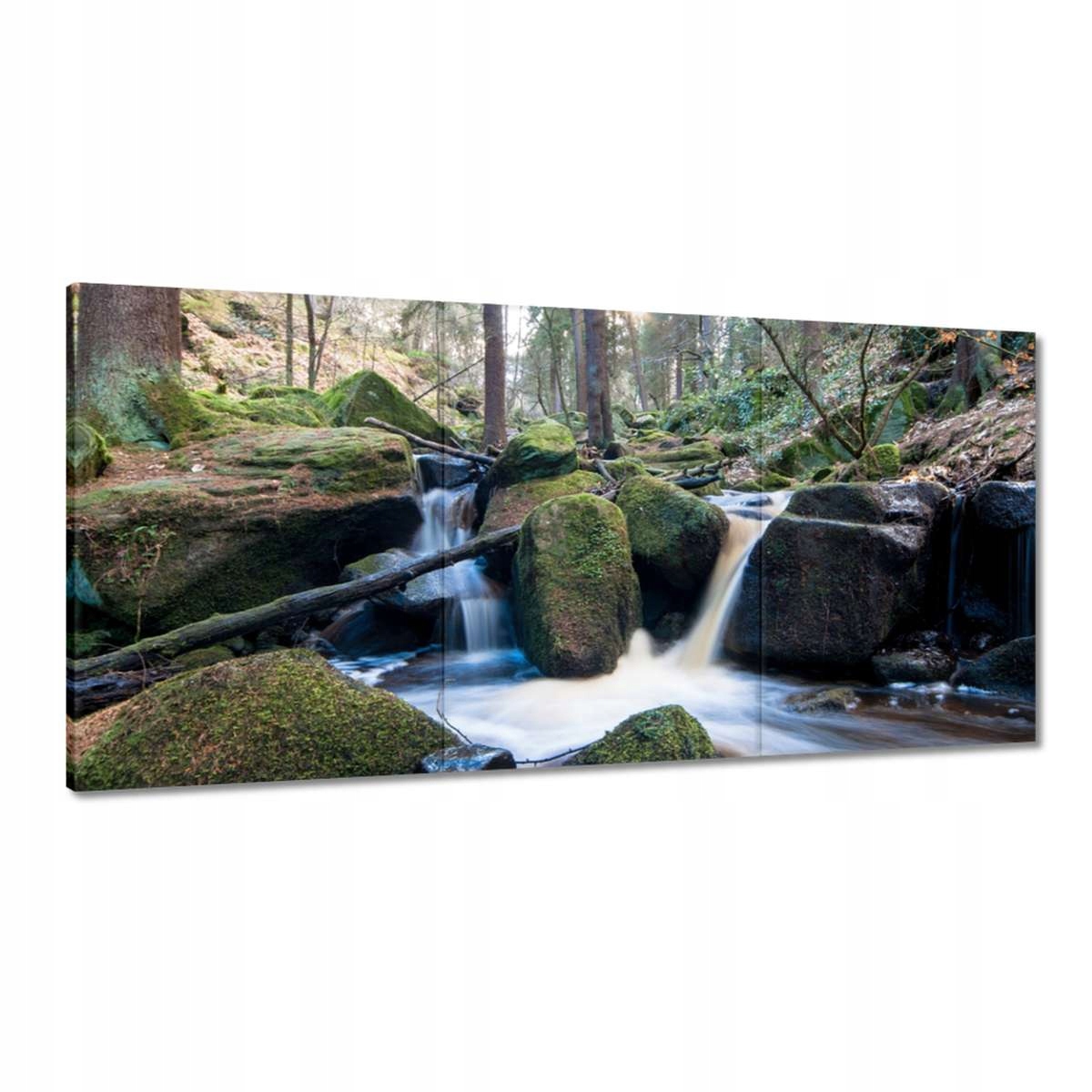 Obrazy 180x90 Horské kaskády