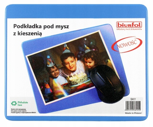 

Podkładka pod mysz niebieska