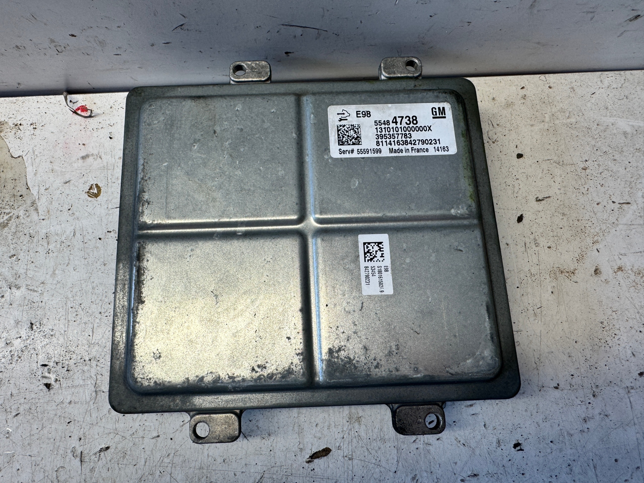 OPEL ASTRA J computer Centralina ECU Motore 1.6 CDTI 55484738 E98